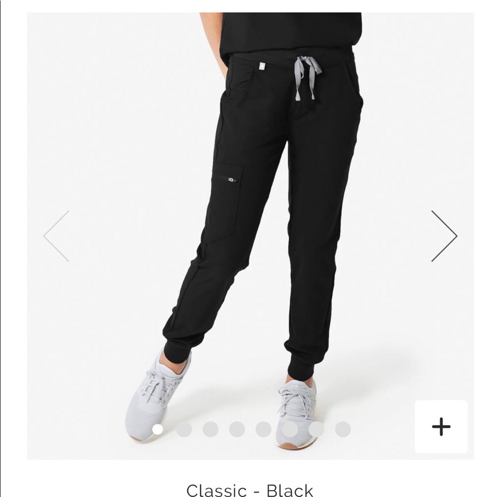 Figs black joggers. 1 side pocket